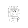 KSM-4551 Мойка из нержавеющей стали KAISER 450x510x200